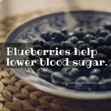 will blueberries lower blood sugar.